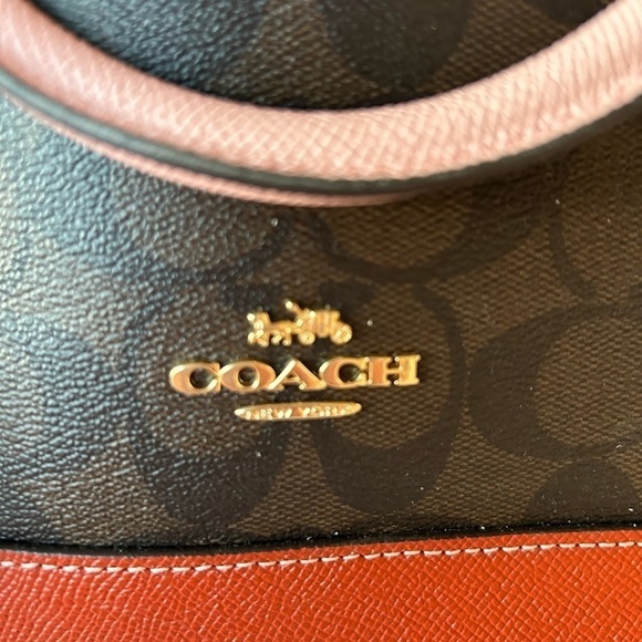 Coach Black and Red Women's Satchel - Picture 8 of 9